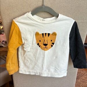 Organic Cotton 24M Tiger Long Sleeve shirt/sweater